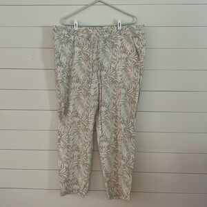 Gap Casual easy pant - Palm Print